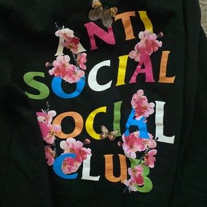 Anti social club hoodie